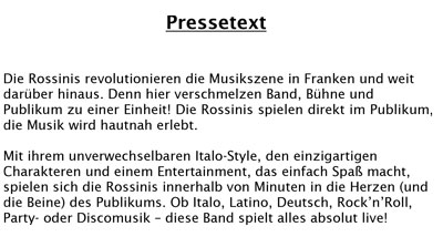 Rossini-Pressetext